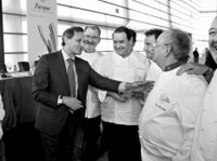 Cocineros y miembros del Basque Culinary Center