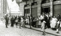 Primer local de Donosti Berri, en el nmero 1 de la calle Amara (junto al Guria). Ao 1936